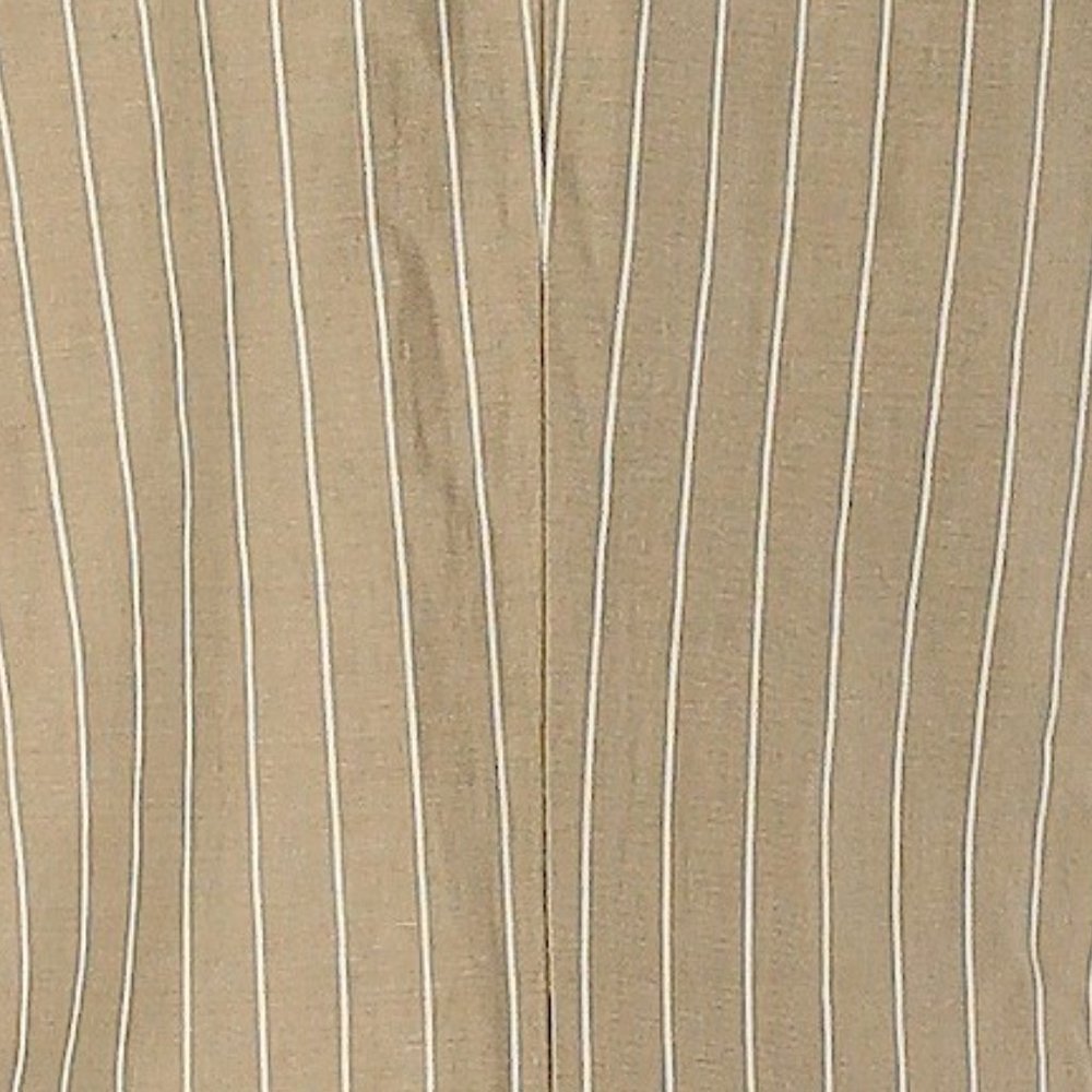 90s Vintage Linen Talbots Tan Pinstriped Blazer Classic Khaki Pinstripe Jacket 8 - Picture 2 of 5